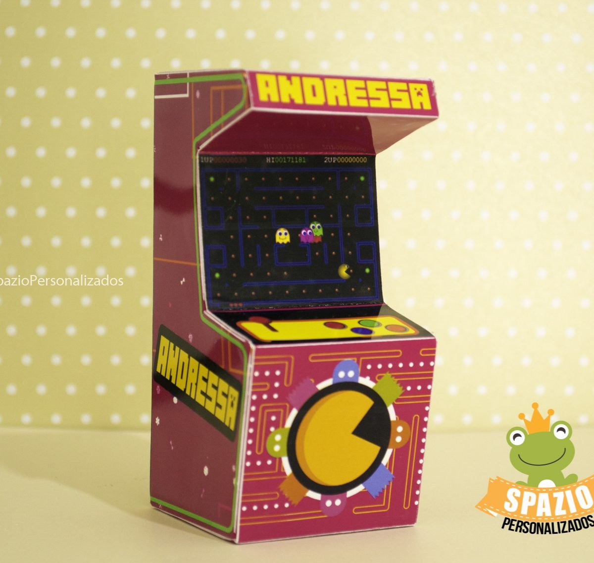 Scrap Fliperama Personalizado - Tema anos 80