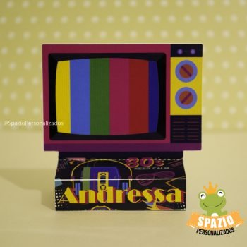Scrap TV Personalizado - Tema anos 80
