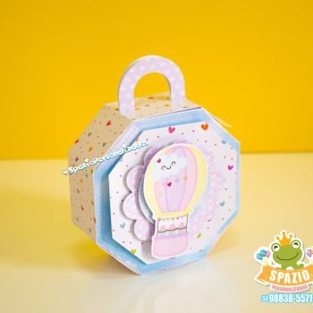 bolsa HexagonalScrap para Festa Infantil - Chuva de Cupcake - Uberlandia