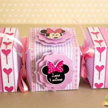 Papelaria Personalizada Festa Minnie Mouse Luxo