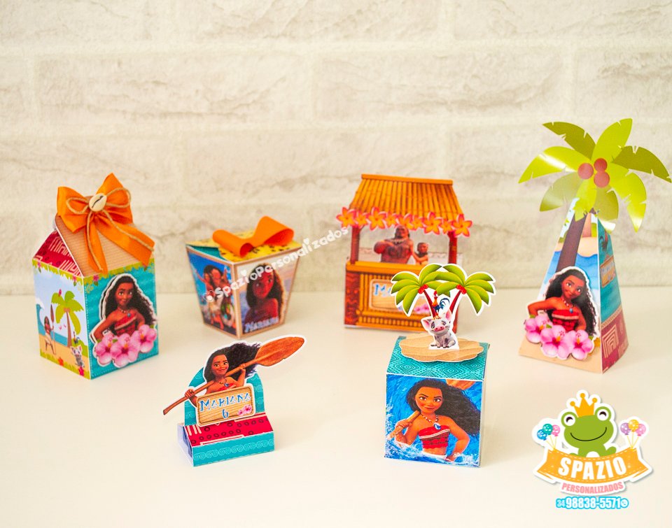 Papelaria Personalizada Festa Moana