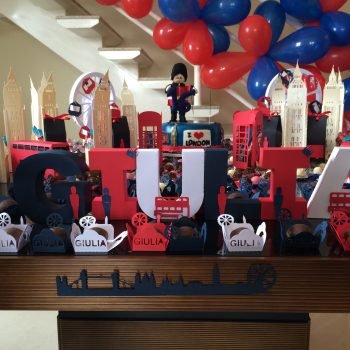 Tema Londres - Papelaria Personalizada