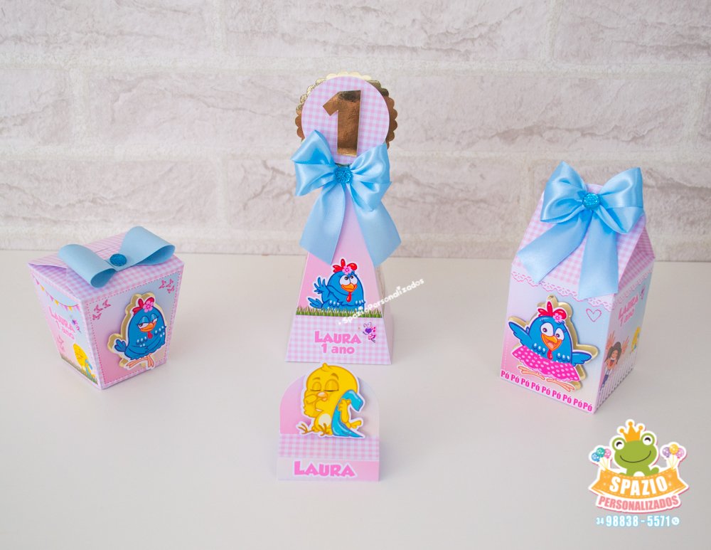 scraps GALINHA PINTADINHA - SCRAP DE PAPELARIA PERSONALIZADA