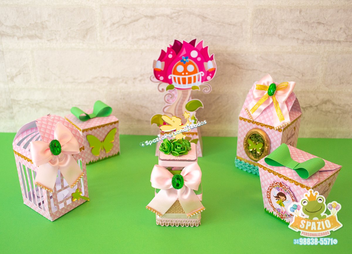 Papelaria Personalizada Tema Jardim de Fadas
