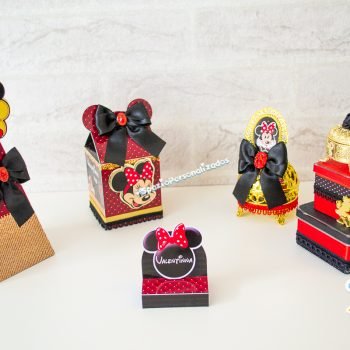 Papelaria Personalizada Festa Minnie Mouse Luxo
