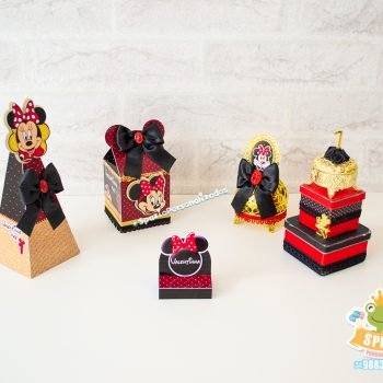 Papelaria Personalizada Festa Minnie Mouse Luxo