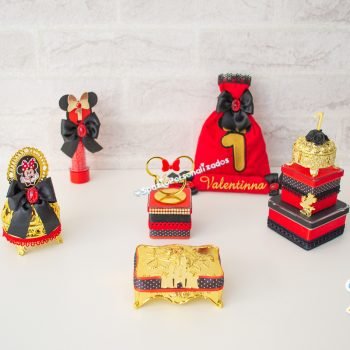 Papelaria Personalizada Festa Minnie Mouse Luxo