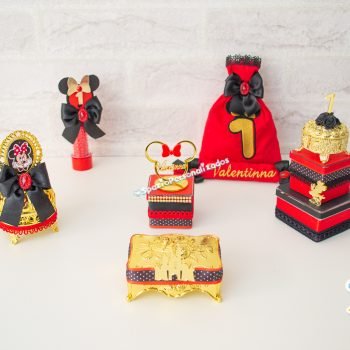 Papelaria Personalizada Festa Minnie Mouse Luxo