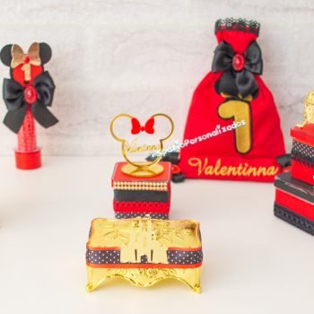 Papelaria Personalizada Festa Minnie Mouse Luxo