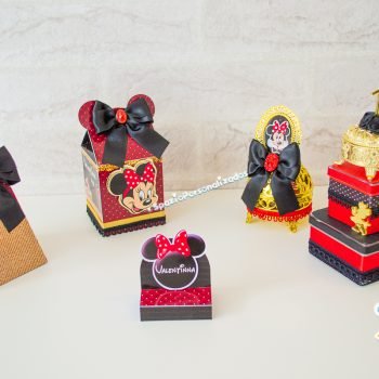 Papelaria Personalizada Festa Minnie Mouse Luxo