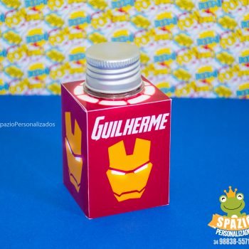 Caixa Tubete - Papelaria Personalizada Heróis Tradicional