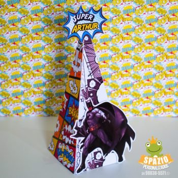 cx cone - Papelaria Personalizada Heróis Tradicional