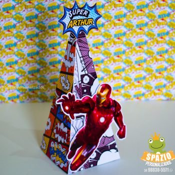 cx cone - Papelaria Personalizada Heróis Tradicional