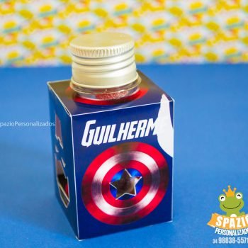 Caixa Tubete - Papelaria Personalizada Heróis Tradicional