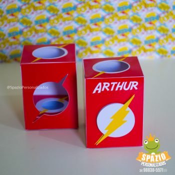 cx mini tubete - Papelaria Personalizada Heróis Tradicional