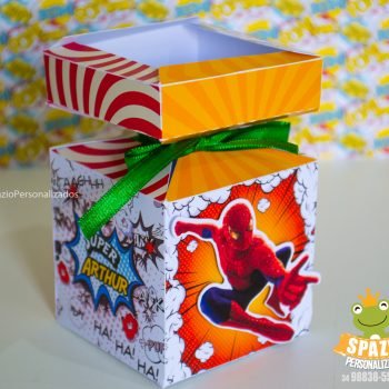 cx Meia Bala - Papelaria Personalizada Heróis Tradicional