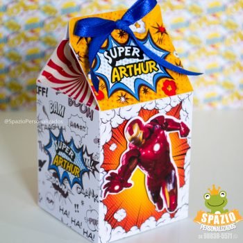 Milk - Papelaria Personalizada Heróis Tradicional
