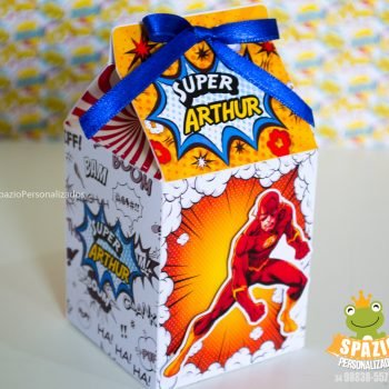 Caixa Milk - Papelaria Personalizada Heróis Tradicional