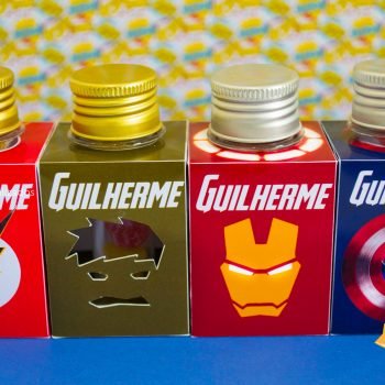 Caixinhas Mini Tubete - Papelaria Personalizada Heróis Tradicional