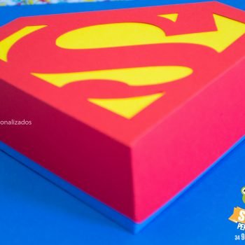 CAIXA SUPERMAN Heróis Cute de Papelaria Personalizada Uberlândia