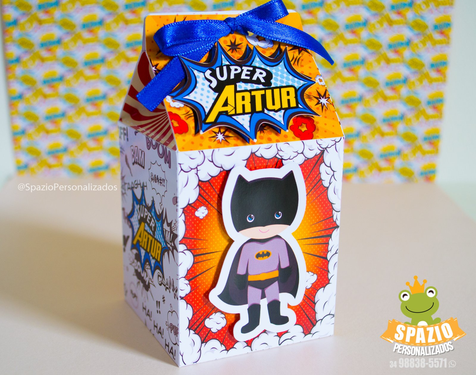Milk Batman Heróis Cute de Papelaria Personalizada Uberlândia