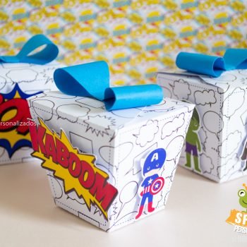 Cx Suhi Heróis Cute de Papelaria Personalizada Uberlândia