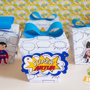 Cx Sushi Heróis Cute de Papelaria Personalizada Uberlândia