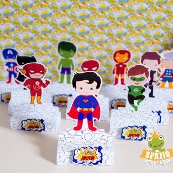 Bis Duplo Heróis Cute de Papelaria Personalizada Uberlândia