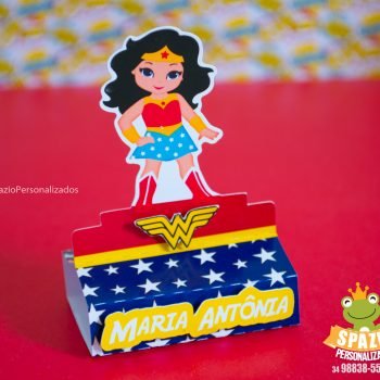 BIS DUPLO MULHER MARAVILHA Heróis Cute de Papelaria Personalizada Uberlândia