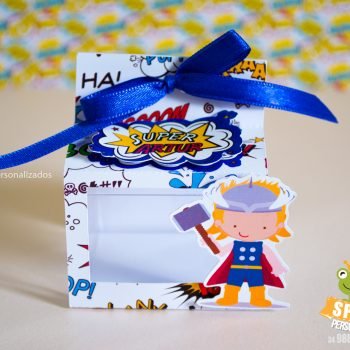 Cx Acrílica Heróis Cute de Papelaria Personalizada Uberlândia