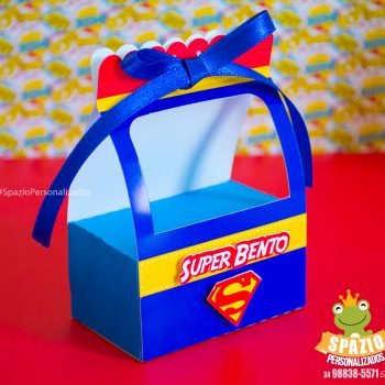 CAIXA PIRULITO Heróis Cute de Papelaria Personalizada Uberlândia