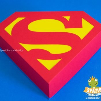 Caixa Logo Super Man de Papelaria Personalizada