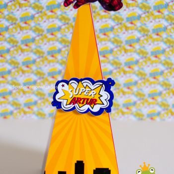 Caixa Cone Heróis Cute de Papelaria Personalizada Uberlândia