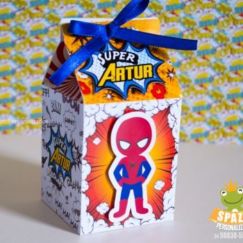 Caixa Milk Heróis Cute de Papelaria Personalizada Uberlândia