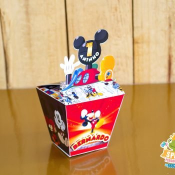 sushi Papelaria Personalizada de Luxo Tema Mickey Mouse