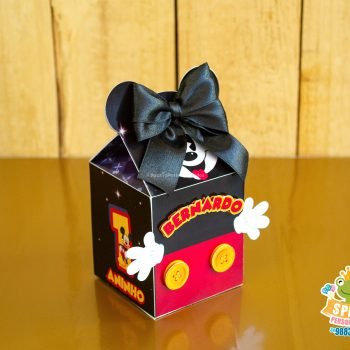 milk Papelaria Personalizada de Luxo Tema Mickey Mouse