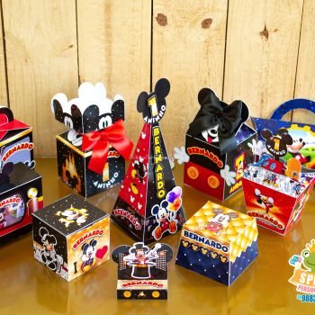 Papelaria Personalizada de Luxo Tema Mickey Mouse