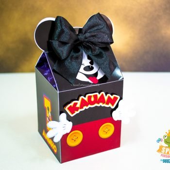 caixa Milk Papelaria Personalizada Mickey Mouse