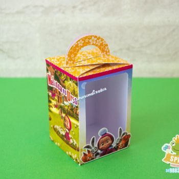 Caixa Visor Papelaria Masha e o Urso