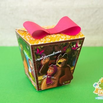 Caixa Sushi Papelaria Masha e o Urso