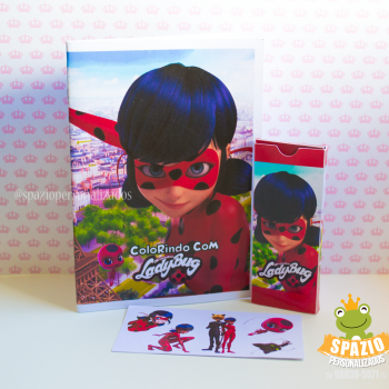 Papelaria tema ladybug miraculous