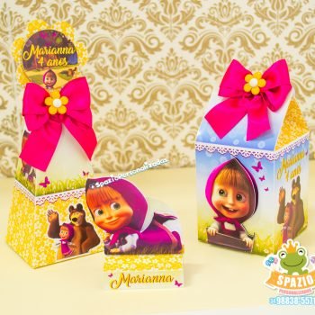 Festa Masha e o Urso - Papelaria Personalizada