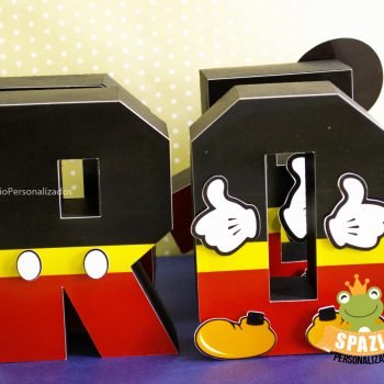 Papelaria Personalizada Mickey Safari