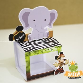 Papelaria Personalizada Mickey Safari