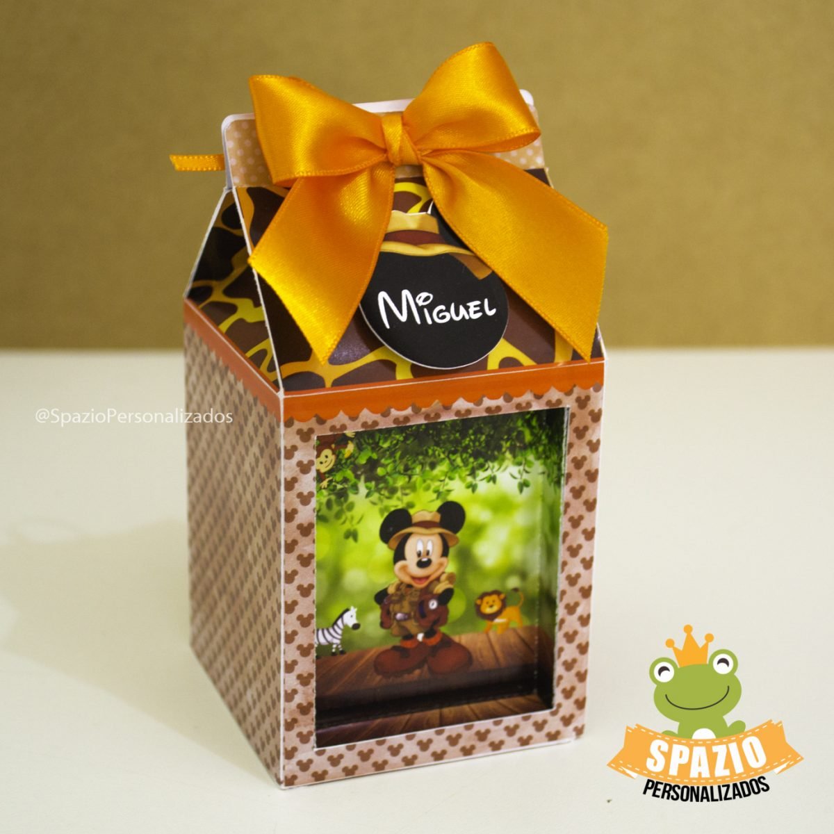 Papelaria Personalizada Mickey Safari