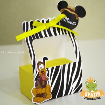 Papelaria Personalizada Mickey Safari pirulito