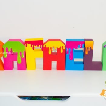 Nome 3d Pintando o 7
