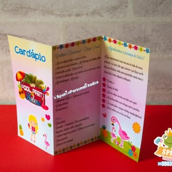 Pool Party Luxo - Scrap Papelaria Personalizada Festa