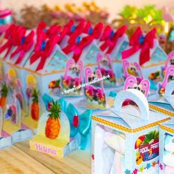 Pool Party Luxo - Scrap Papelaria Personalizada Festa