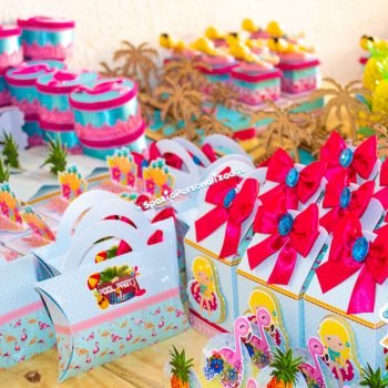 Pool Party Luxo - Scrap Papelaria Personalizada Festa na Piscina